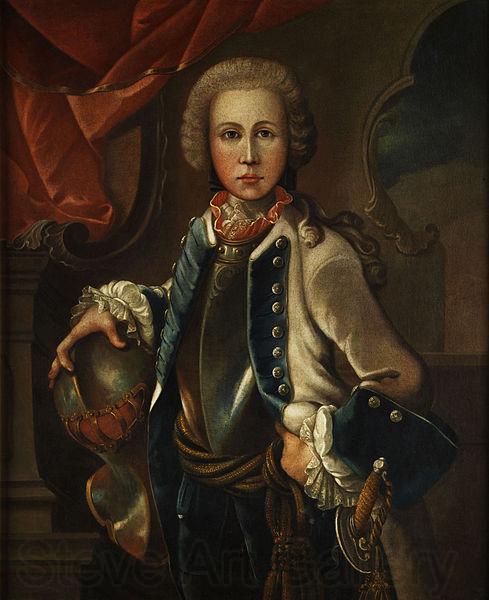 Johann Michael Franz Portrait of a young nobleman France oil painting art